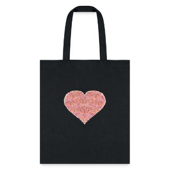 Heart, Heart Icon, Heart Symbol, Red Heart, Love - Tote Bag - black - Front