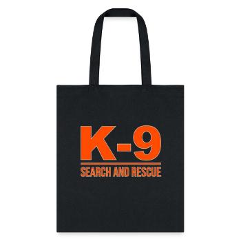 K-9 Search And Rescue Sar Emergency Search Team - Tote Bag - black - Front