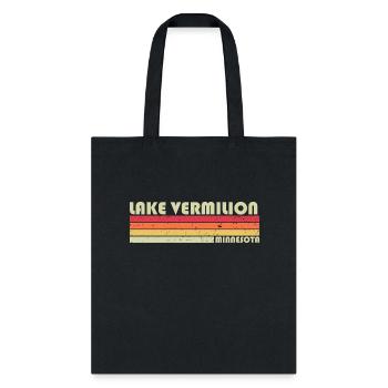 Lake Vermilion Minnesota Fishing Camg Summer - Tote Bag - black - Front