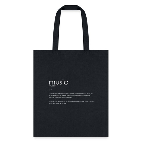 Definition of Music - Tote Bag