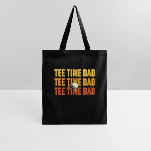 Tee Time Dad - Golf Dad Gift Tee - Tote Bag