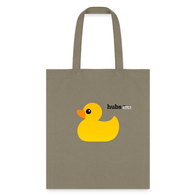 Hubs by Mozilla Duck with wordmark