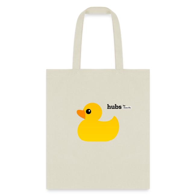 Hubs by Mozilla Duck with wordmark