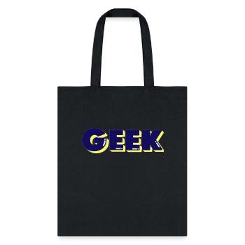 GEEK - Tote Bag - black - Front