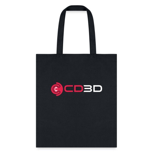 CD3D White Front/CinemaDraft Logo Back - Tote Bag