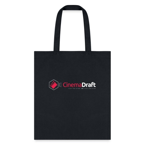 CinemaDraft Full Logo White Front/CD3D White Back - Tote Bag