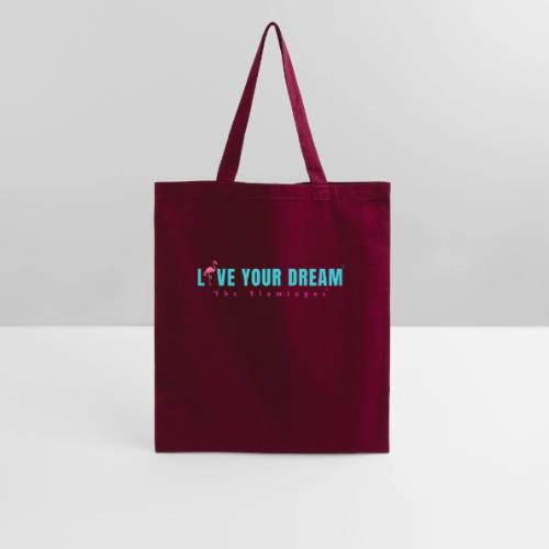 Live Your Dream w/Flamingo Bird - Tote Bag