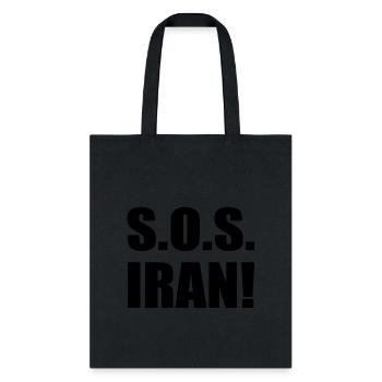 Sos iran - Tote Bag - black - Front