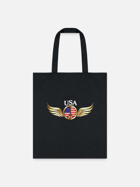 USA - Tote Bag - black