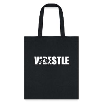 Wrestle Wrestling - Tote Bag - black - Front