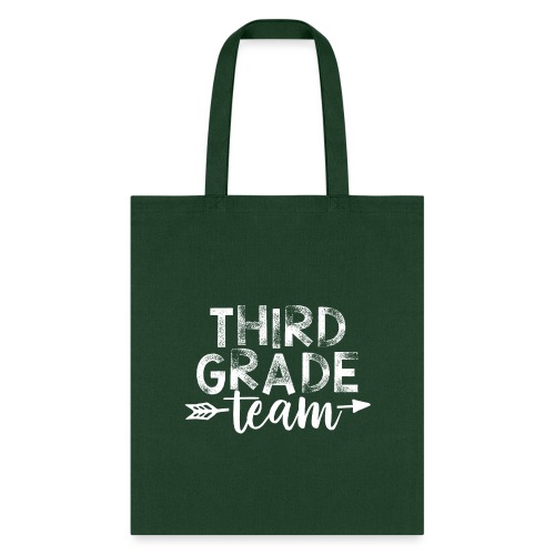 Third Grade Team Arrow Teacher T-Shirts - Tote Bag