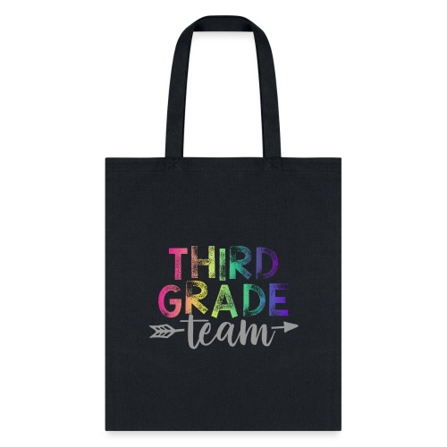 Third Grade Team Teacher T-Shirts Rainbow - Tote Bag