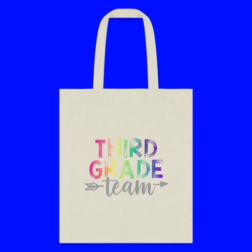 Third Grade Team Teacher T-Shirts Rainbow - Tote Bag