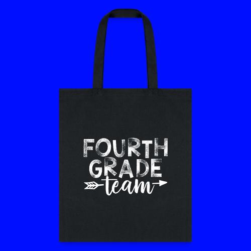 Fourth Grade Team Arrow Teacher T-Shirts - Tote Bag