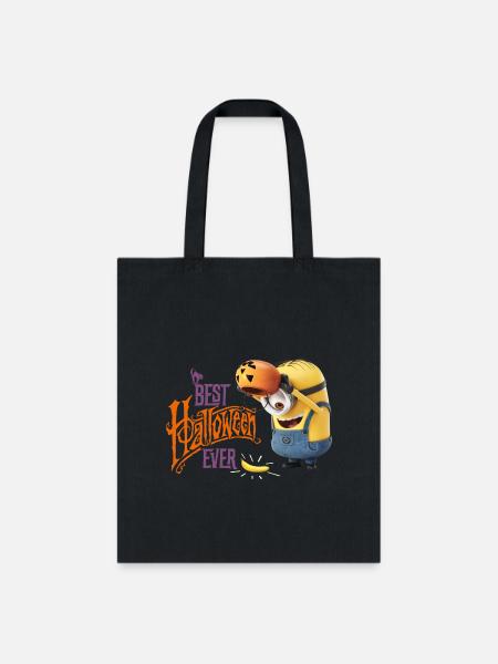 Minions Dave Best Halloween Ever - Tote Bag - black