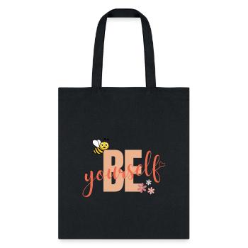 Be yourself - Tote Bag - black - Front