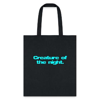 Creature Of The Night - Tote Bag - black - Front
