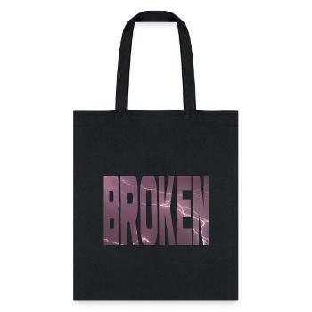 broken heart - Tote Bag - black - Front