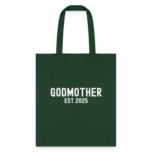 Godmother Est 2025 (distressed font) - Tote Bag