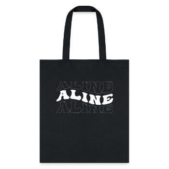 Funny Aline Groovy 4 Men Women Cool Aline Tie Dye - Tote Bag - black - Front