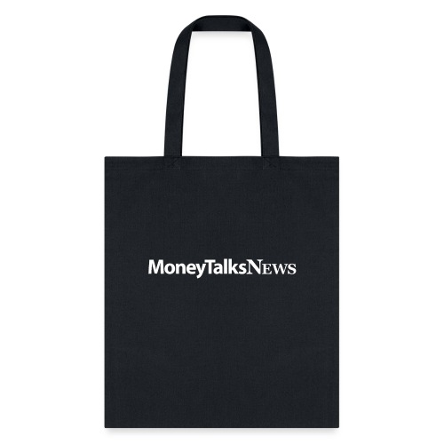 Money Talks News Logo - White - Tote Bag