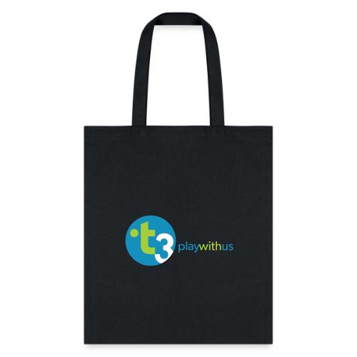 Play With Us (Tri-Color Logo) - Tote Bag