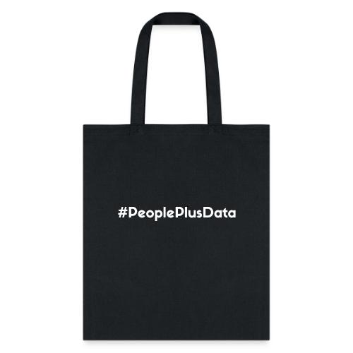 #PeoplePlusData (dark) - Tote Bag