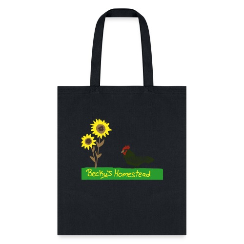 Chicken and Sunflowers - Tote Bag