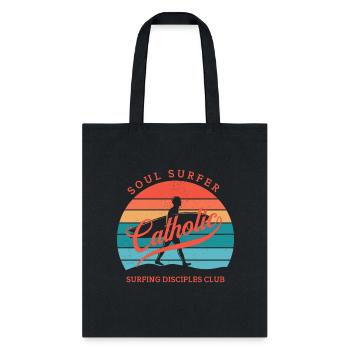 Soul Surfer Surfing Disciples Club - Tote Bag - black - Front