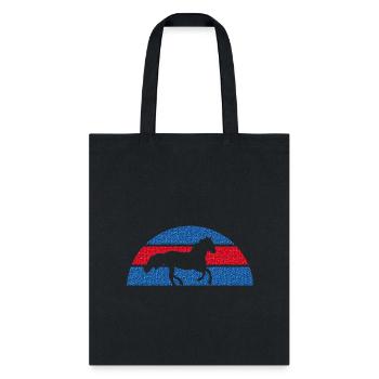 simple, elegant design for horse riders & jockeys - Tote Bag - black - Front