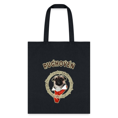 PUG HOVEN, the Pug Dog musician - Tote Bag