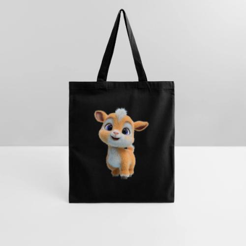 Cute Cartoon Baby Goat with Big Eyes - Tote Bag