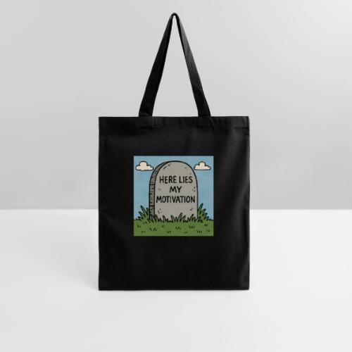Motivations Cartoon Tombstone - Tote Bag