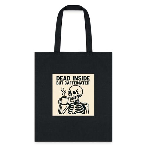 Skeleton Sipping Coffee - Tote Bag
