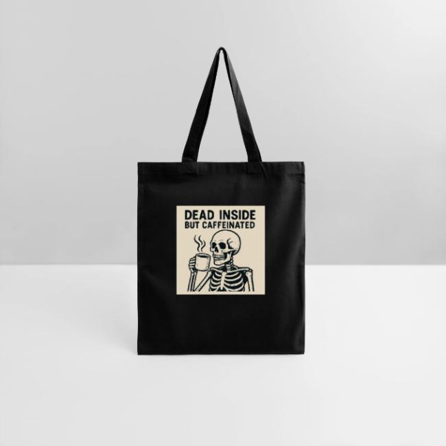 Skeleton Sipping Coffee