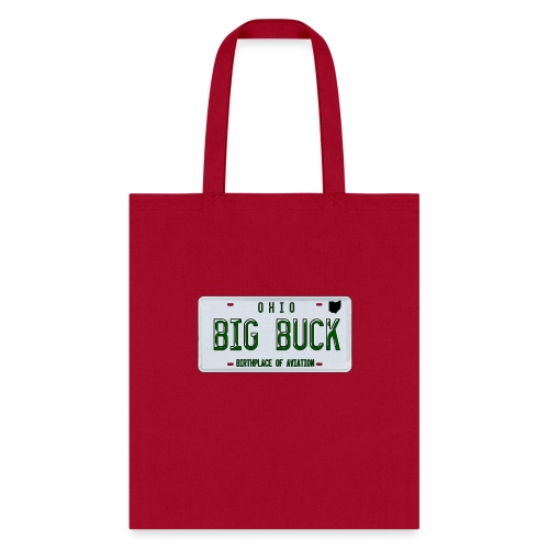 Ohio License Plate Big Buck Camo - Tote Bag