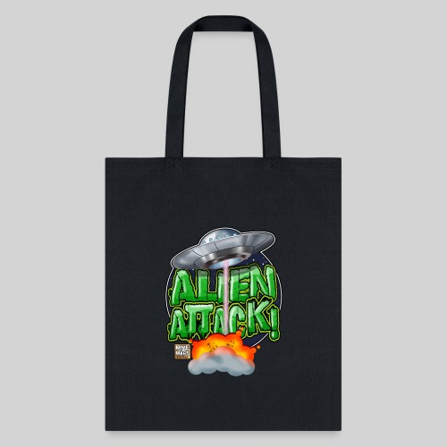 Graffiti Alien Attack - Tote Bag