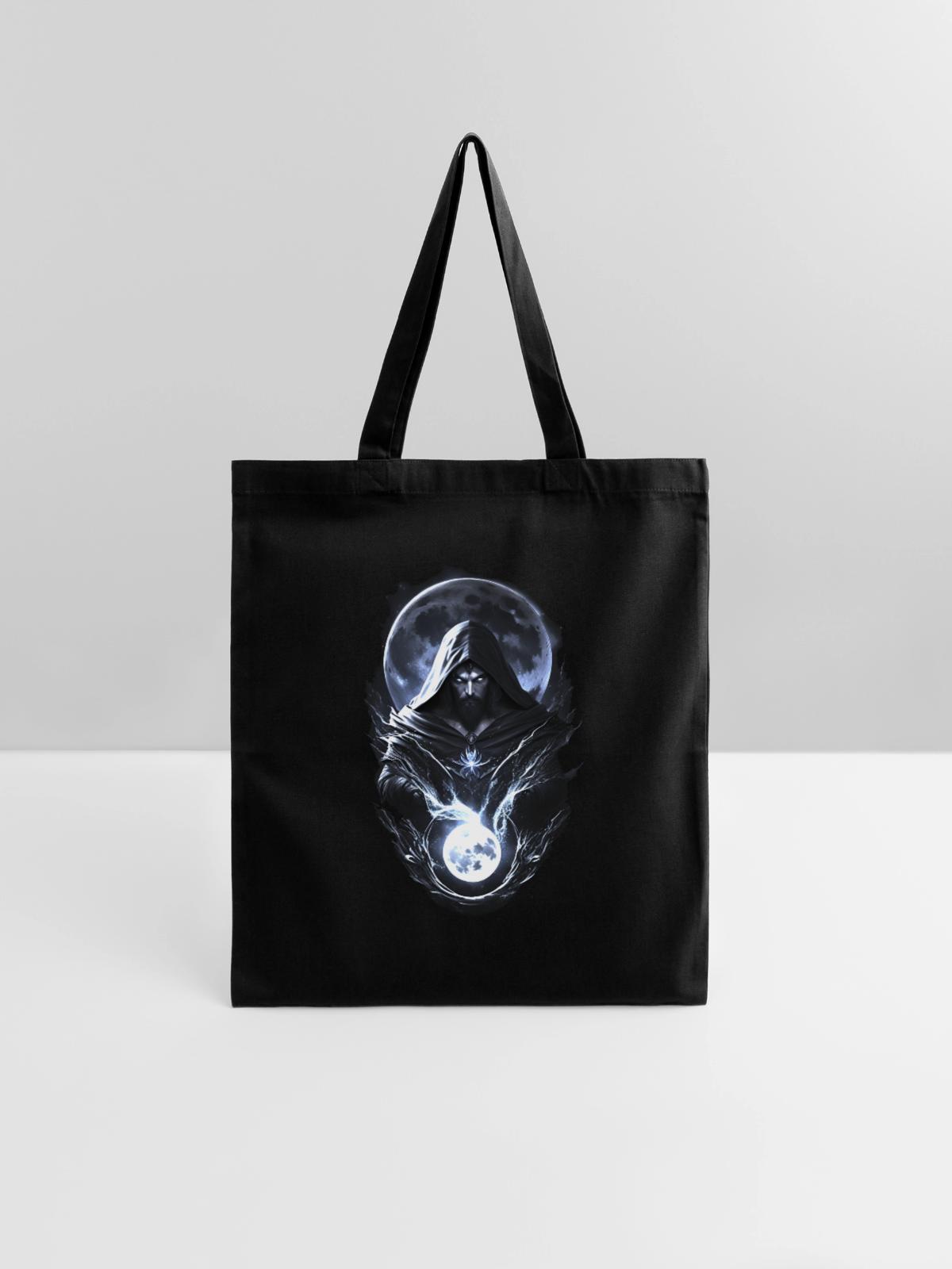 Moon wizard - Tote Bag - black - Front
