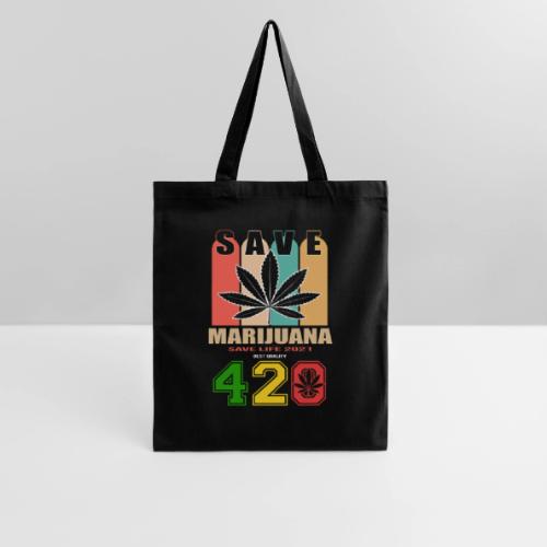 Hysterical 420 Save The Plant Weed Marijuana - Tote Bag