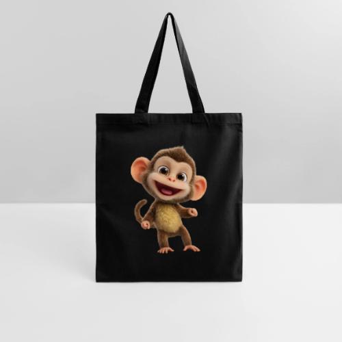 Happy Baby Monkey Standing - Tote Bag