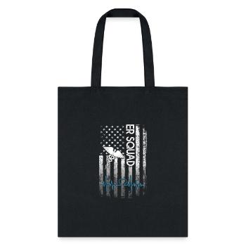 ER Nurse Doctor Emergency Room Hospital Squad - Tote Bag - black - Front