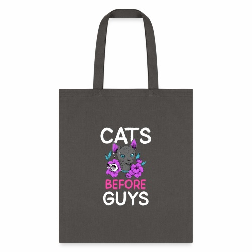 punk cats before guys heart anti valentines day - Tote Bag