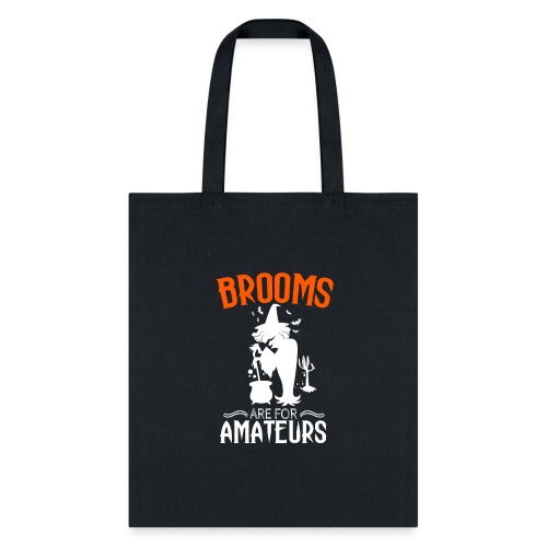 Brooms Are For Amateurs Funny Halloween Tardis - Tote Bag