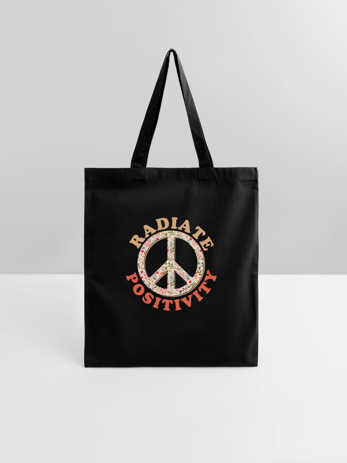 Radiate Positivity - Tote Bag - black - Front