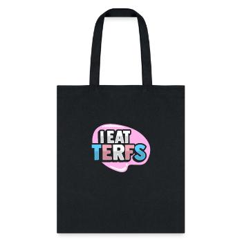 No Terfs Transfeminism Trans Person - Tote Bag - black - Front