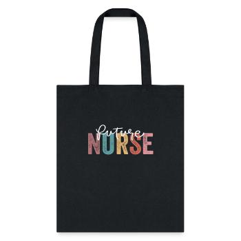 Nurse In Progress Nursing School Student Future - Tote Bag - black - Front