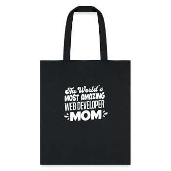 Web Developer - Tote Bag - black - Front