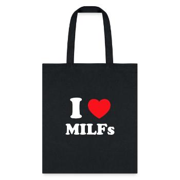 I Love Heart MILFs And Mature Sexy Women - Tote Bag - black - Front