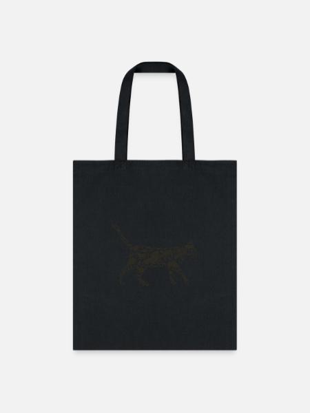 Cat an animal - Tote Bag - black