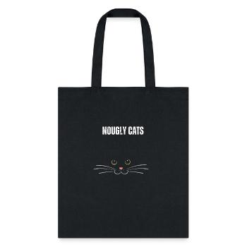 nougly cats,Funny Cat Lover,cute cat,Funny cat,Fut - Tote Bag - black - Front